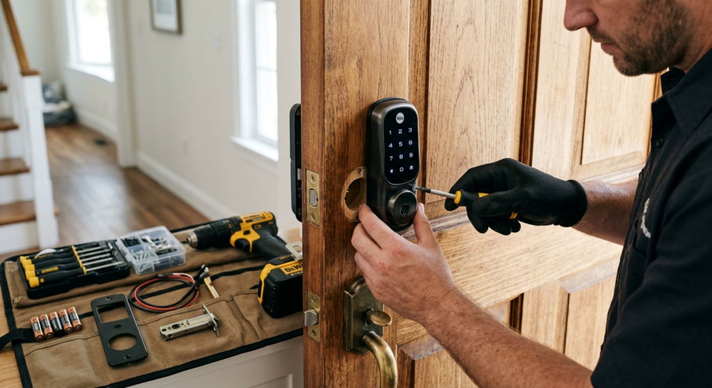 Guide til installation af smarte dørlåse