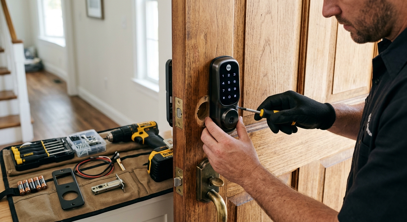 Guide til installation af smarte dørlåse
