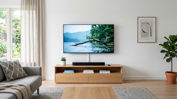 Sådan monterer du væg-TV uden synlige kabler