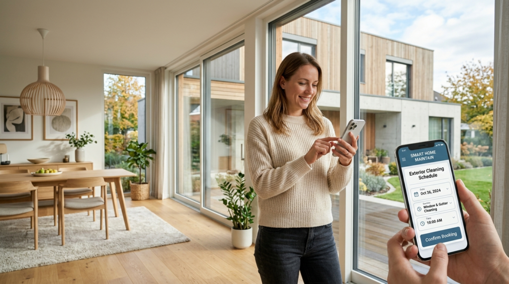 Modern smart home technology integration for property mainte